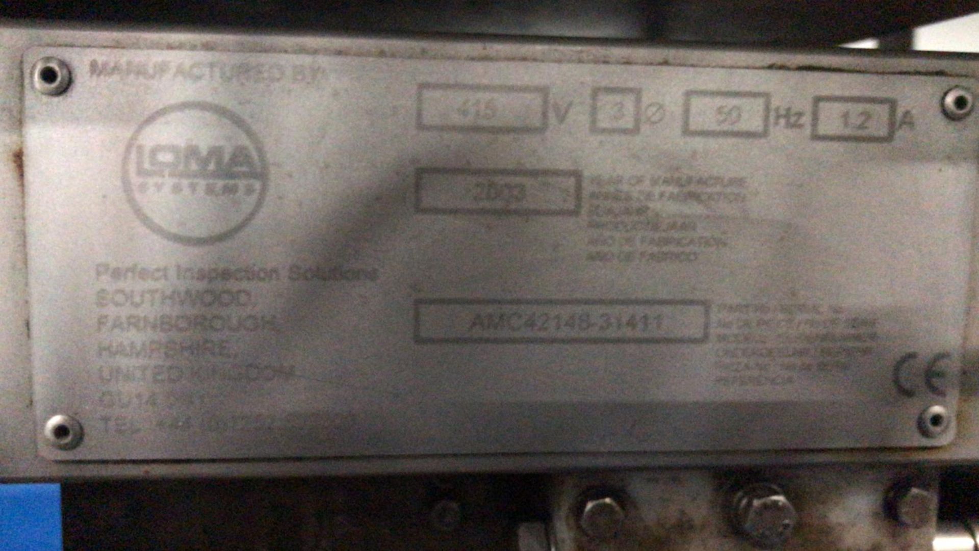 LOMA 1Q2 METAL DETECTOR - Image 4 of 4