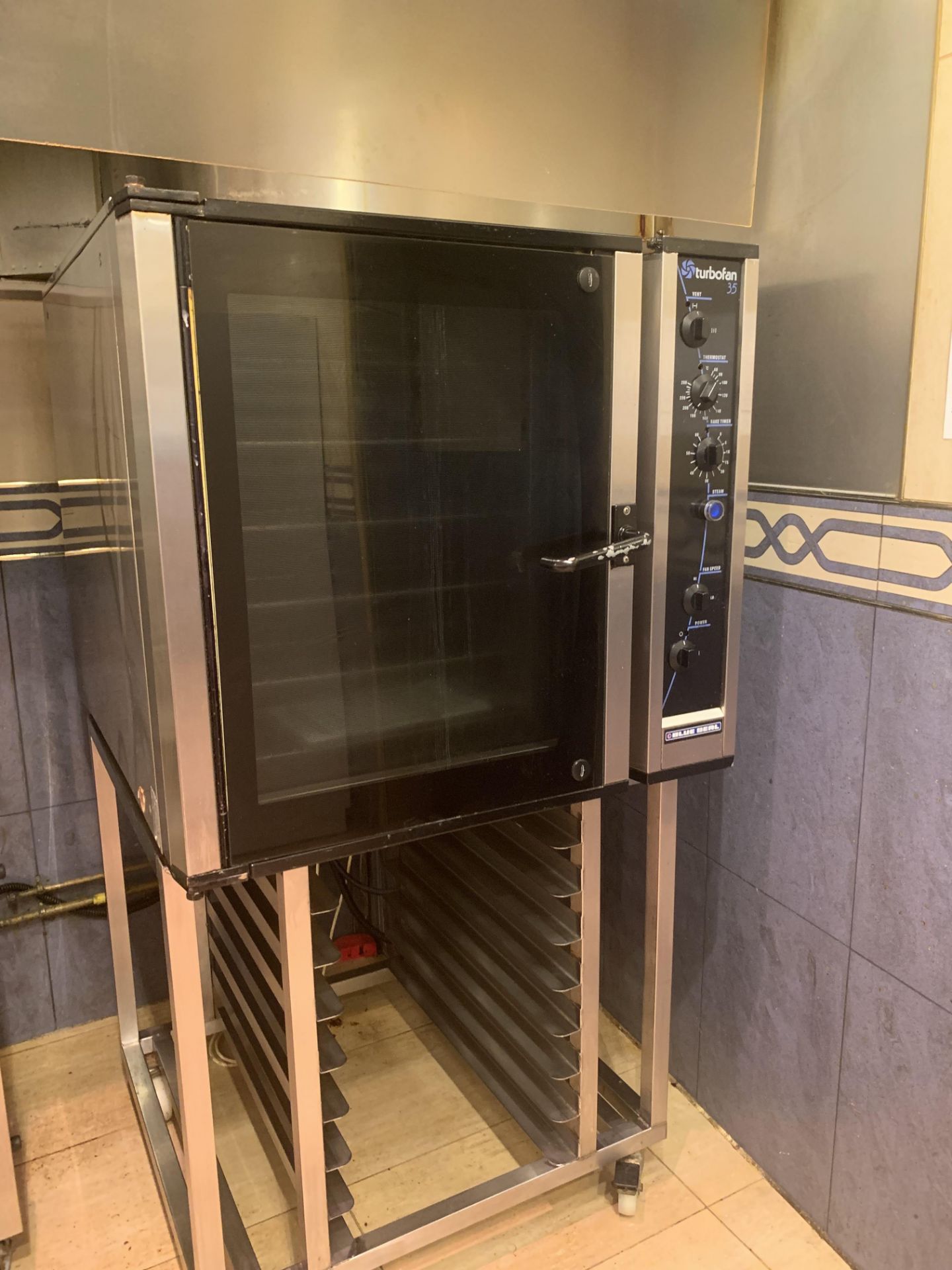 Blue seal turbo fan oven