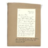 Yonge (Charlotte Mary) Autograph Letter signed to Beatrice Henrietta Heathcote, 27th January , …