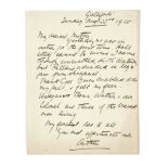 Gallipoli.- McDougall (Arthur, DSO, soldier) Autograph Letter signed "Arthur" to his mother, 1915, …