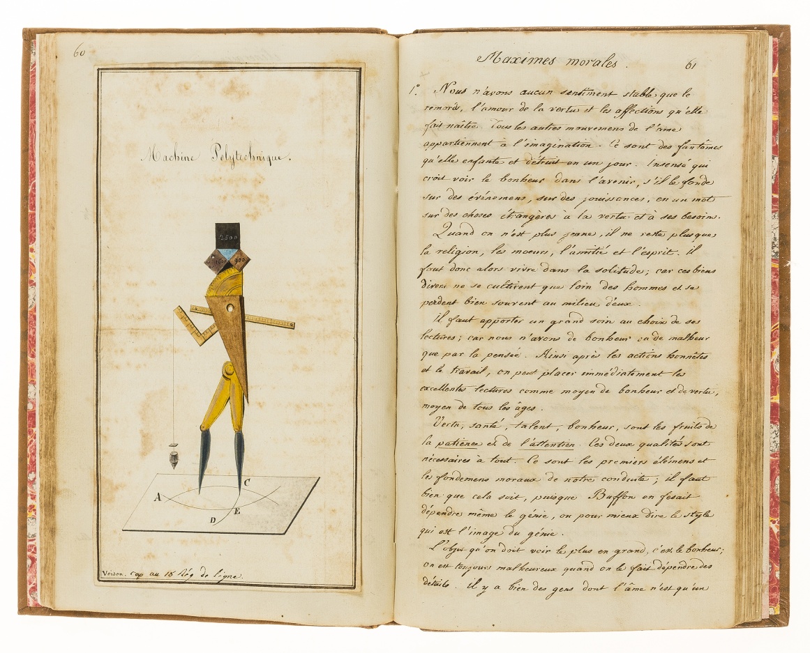 French commonplace book.- Voison (Captain, 18th Regiment of the line, French army) Vade mecum, …