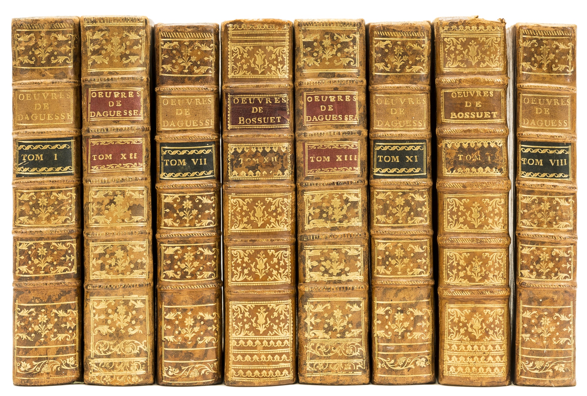 Aguesseau (Henri-Francois d') Oeuvres, 13 vol., Paris, 1759-89; and another 12 volume set (25)