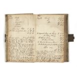 Plymouth, Devon.- [Downing (Elisabeth, of Plymouth) Diary and account book, manuscript, original …