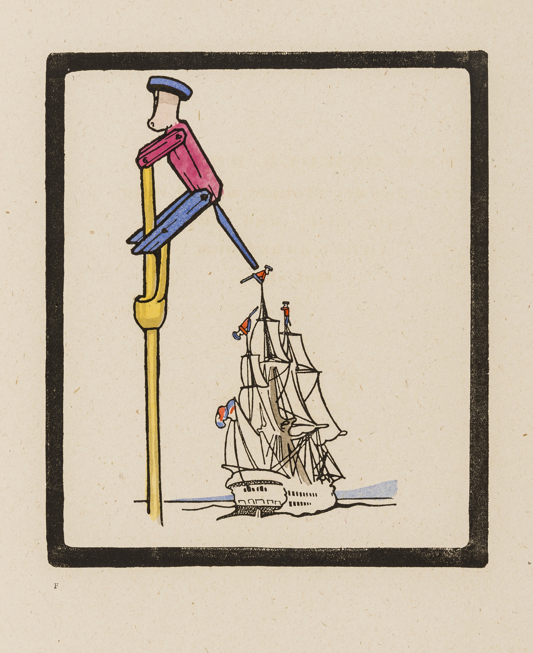 Craig (Edward Gordon) Book of Penny Toys, one of 550 copies, hand-coloured woodcuts, 1899.