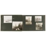 Oxford.- Photograph album, c.50 images of rowing, colleges,and the river, 1913.