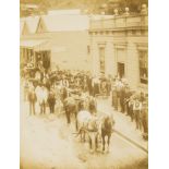 Australia.- Coach and Escort Leaving Walhalla with 4,000 ozs. Gold, 1890.