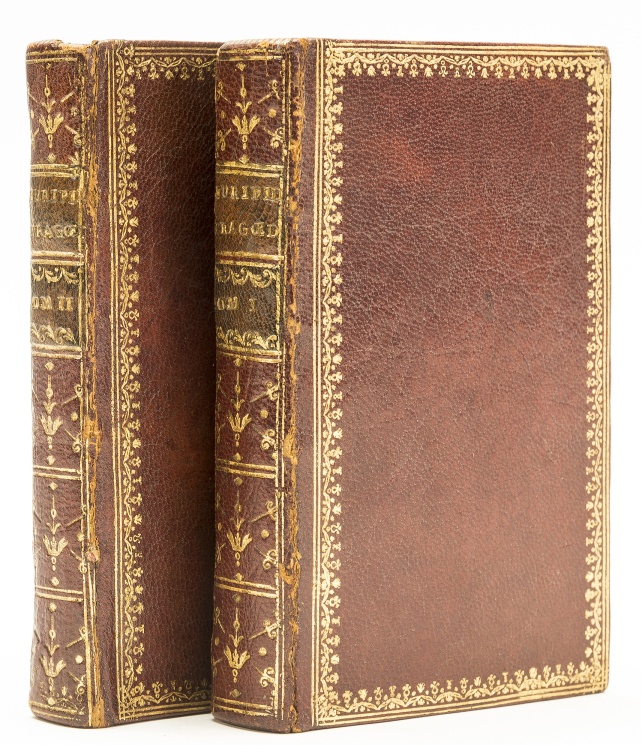 Binding.- Greek printing.- Euripides: Tragoediae XIX: in quibus praeter infinita menda sublata, …