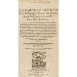 Chaloner (Thomas) Autograph inscription signed, "Sum Thomae Chaloneri 1557", on the title-page of …