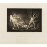 Martin (John) Illustrations to Paradise Lost, the set of 24, mezzotints, [circa 1824-1827].