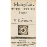 Davenant (William) Madagascar; with other Poems, first edition, by John Haviland for Thomas …