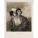 Catlin (After George, 1796-1872) Osceola, mezzotint with etching and stipple on wove paper, with …