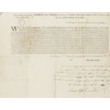 War of 1812.- Commission appointing James Ross Commander of the sloop Dart of Saint John, New …