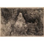 Rembrandt van Rijn (1606-1669) The Flight into Egypt: Crossing a Brook