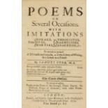 Cobb (Samuel) Poems on Several Occasions..., 1710.