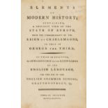 Ireland.- Dublin Imprint.- O'Dogherty (Sir William) Elements of Modern History..., 1787; bound …