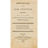 US Imprints.- "A Lady, of the State of New-York". Moreland Vale; or the Fair Fugitive, 1801 § …