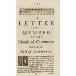 Parliamentary & Legal.- [Turnor (Sir Edward)] The True Case of Mrs. Clerke..., ?1718; and 39 …