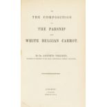 Agriculture.- Chemistry.- Voelcker (Augustus) [Contributions to Agricultural Chemistry], vol. 1 …