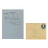 Sassoon (Siegfried) 2 Autograph Letters signed, 1948; and 8 books by Sassoon, including 3 signed …