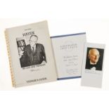 Hayek (Friedrich August) Large collection of material relating to the life of Hayek, mostly …