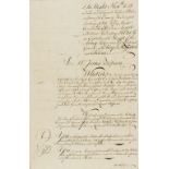 Royal Hospital Chelsea.- Instructions to Mr James Hopson Sculleryman of Chelsea Hospital, D.s. "H …