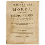 Randolph (Bernard) The Present State of the Morea, called Anciently Peloponnesus, ?first edition, …