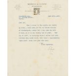 Publisher.- Lucas (E.V.) 3 Typed Letters signed, 1928.