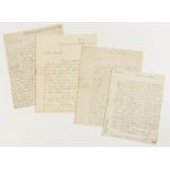 Naval Surgeon.- Prideaux (Robert) 8 Autograph Letters signed to members of his family, Falmouth …