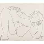 Pablo Picasso (1881-1973) (after) Femme Nue, 11.8.69, no. VI