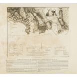 Caribbean.- Battle of St. Lucia.- Faden (William) Sketch of Part of the Island of Ste. Lucie, 1781.