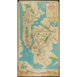 Americas.- New York.- Hagstrom Company Inc. Hagstrom's Map of New York Subways elevated lines, [c. …