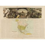 Americas.- Spanish America.- Hermanos (Astort) América del Norte, [1876].