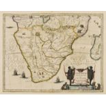 South Africa.- Jansson (Jan) Aethiopia Inferior, vel Exterior, [c. 1640].