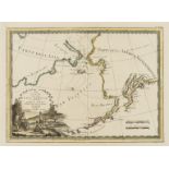 Pacific Ocean.- The Bering Strait.- Cassini (Giovanni Maria) Le Coste Nord Ovest dell'America e …