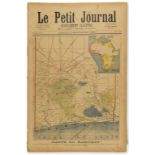 Africa.- French colonial empire.- Petit Journal (Le) Carte Du Dahomey, 1892.