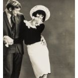 NO RESERVE Norman Parkinson (1913-1990) Nicole de la Marge Giggling; Arms Wrapped Round Man's Back;