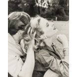 NO RESERVE Norman Parkinson (1913-1990) Man Caressing Woman; Woman Kissing Forehead; Couple in Car