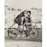 NO RESERVE Norman Parkinson (1913-1990) Couple on Tricycle with Tulips (Virginia Wynne Thomas); Cou