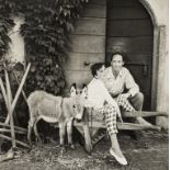 NO RESERVE Norman Parkinson (1913-1990) Audrey Hepburn, Mel Ferrer, and Donkey