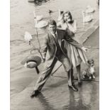 NO RESERVE Norman Parkinson (1913-1990) Out in the Rain, Three Aquascutum Advertising Portraits fea