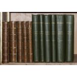 Ruskin (John) The Stones of Venice, 3 vol., first edition, later crushed brown morocco, by Rivière …