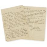 First & Second World Wars.- Wills (Trenwith Lovering, Essex Yeomanry, architect) Military papers, …