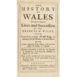 Wales.- Caradoc (of Lhancarvan) The History of Wales, second edition, 1697.