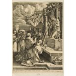 Old master prints.- Pontius (Paulus) Christ carrying the cross, after Rubens, 1632; and 10 other …