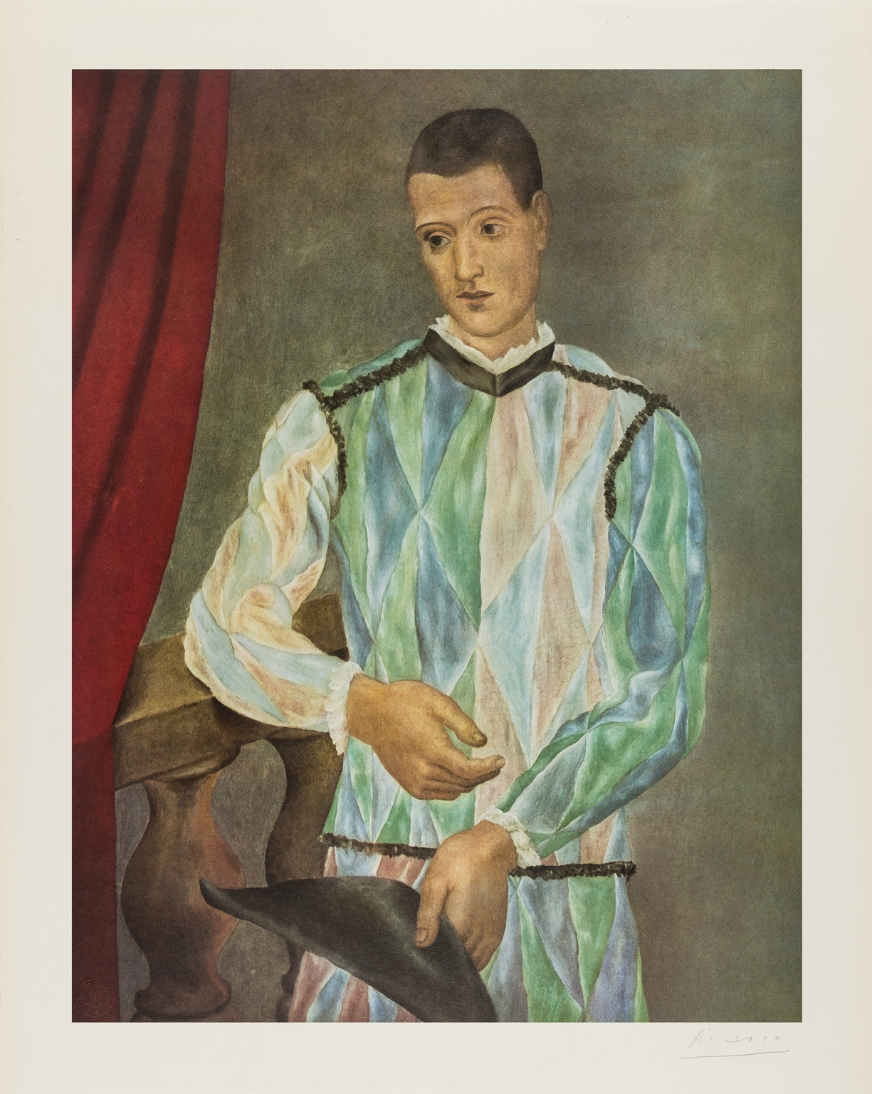 Pablo Picasso (1881-1973) (after) Harlequin (CZW 230)