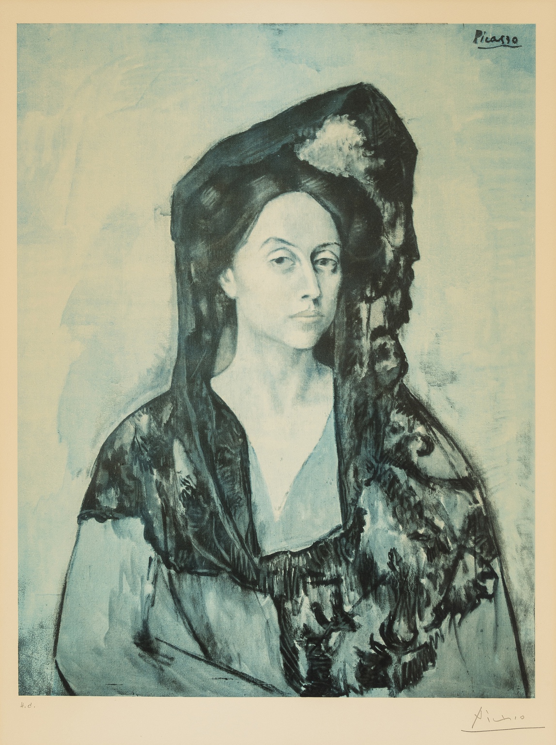 Pablo Picasso (1881-1973) (after) Madame Ricardo Canals (Czwiklitzer 232)