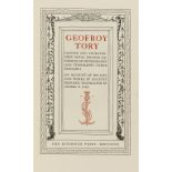 Rogers (Bruce).- Bernard (Auguste) Geoffroy Tory: Painter and Engraver..., one of 370 copies, …