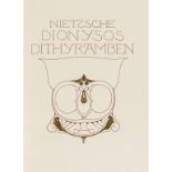 Nietzsche (Friedrich) Dionysos Dithyramben, one of 150 copies designed by Henry van de Velde, …