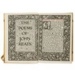 Kelmscott Press.- Keats (John) The Poems, one of 300 copies on paper, original limp vellum with …