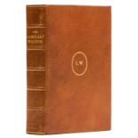 Nonesuch Press.- Walton (Isaac) The Compleat Angler..., limited edition, original russet morocco, …